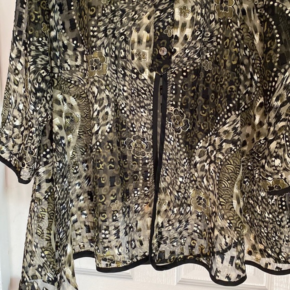 Women’s sheer top. Iridescent colours. XXL. - Picture 4 of 7